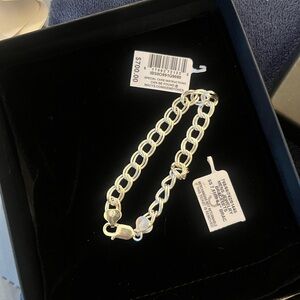 Elegant .925 sterling silver Chain Bracelet by Macy’s.